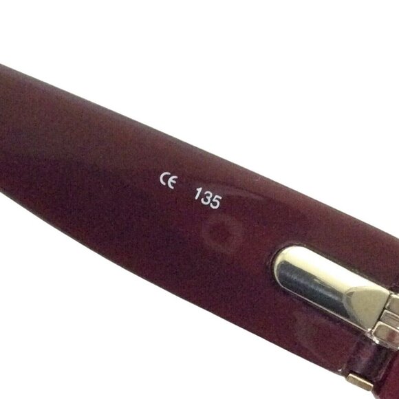 Michael Kors Burgundy Rectangle Eyeglasses Frames MK23 Acetate 51-18-135 Women - Picture 9 of 10